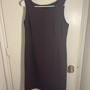 Laura Scott Chic Dark Purple Mini Dress